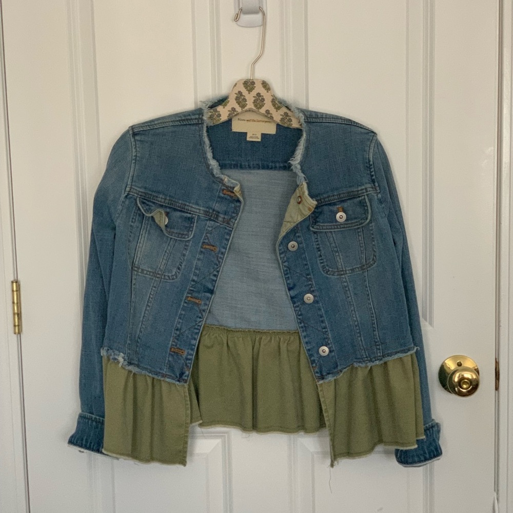 Anthropologie jean jacket
